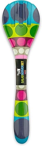 Miniatura 8 de French Bull Juego de 2 piezas de servidor de ensalada, vajilla de melamina, 13 pulgadas, para exteriores, fiestas, utensilios - Sus