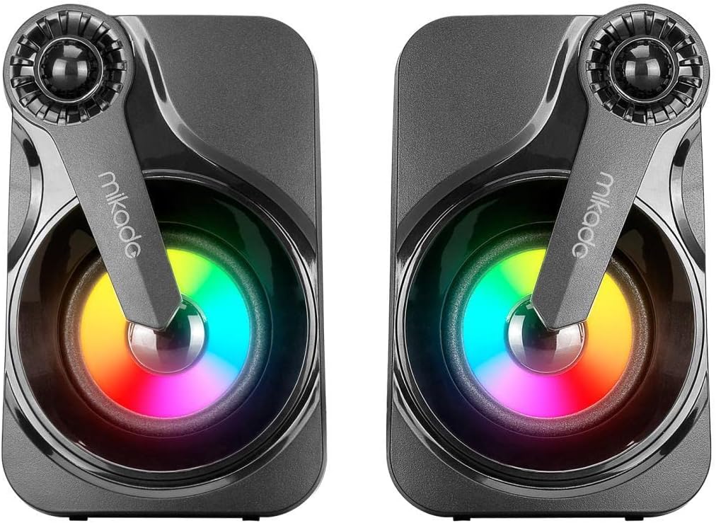 Two Mikado MD-BT28 Satellite Speakers