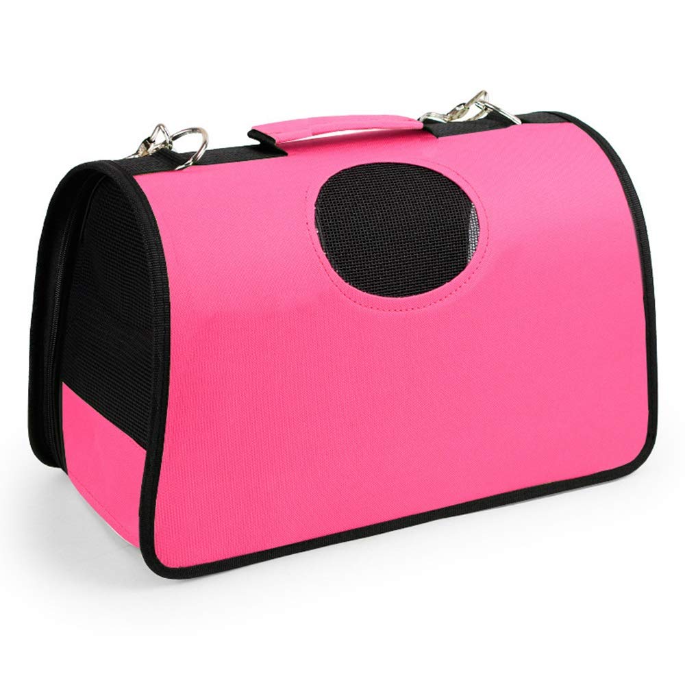 Sac à dos pour animaux pliable rose, idéal pour vos balades en ville