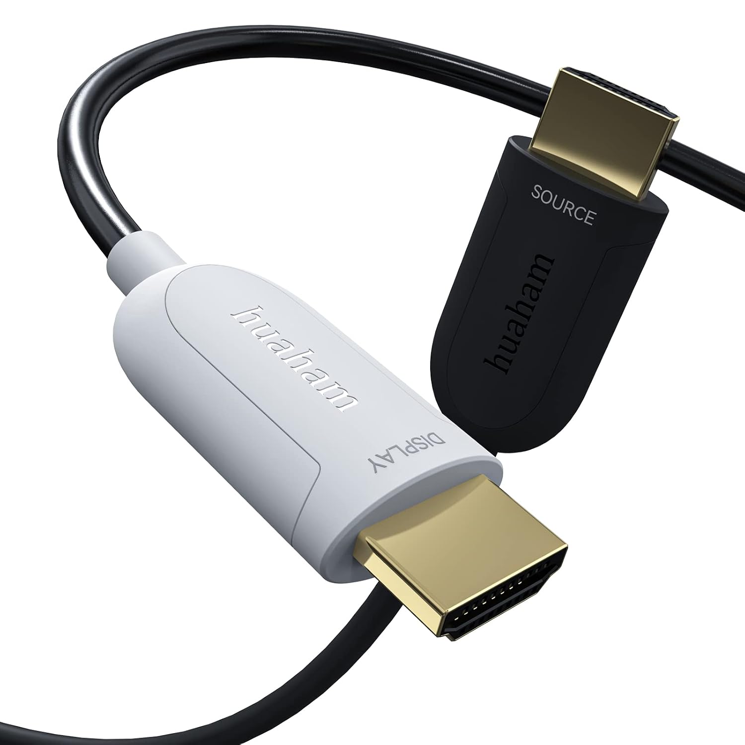 huaham 8K Fiber Optic HDMI Cable 10ft, 48Gbps Ultra High Speed HDMI 2.1 Cable 8K@60Hz 4K@120Hz