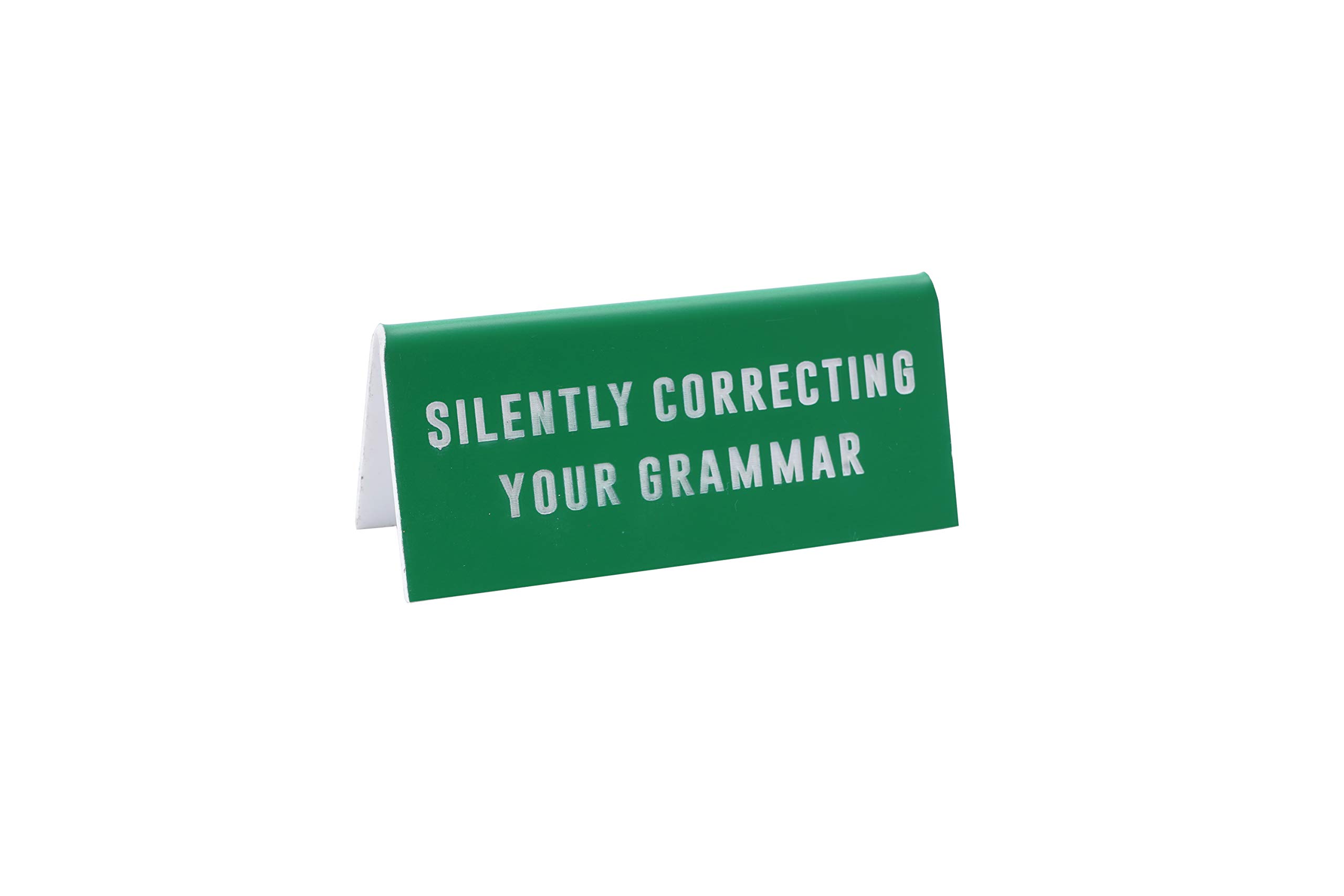 Eureka 'Silently Correcting.' Desk Sign | From CGB Giftware's Eureka Range | Office | Desk | For Him & Her | GB04546