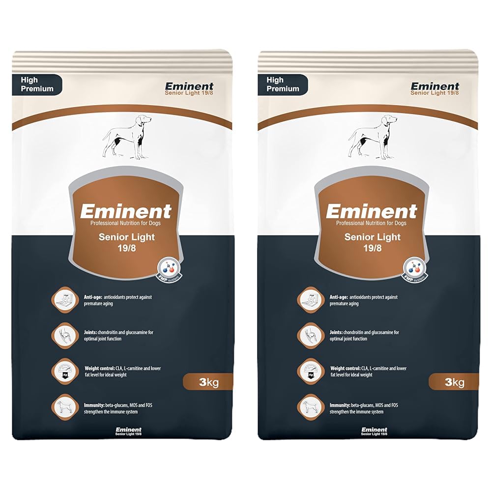 PETS EMPIRE Eminent Senior Light Dog Food Dry, Chicken Flavour Granules, Dried Pet Dogs Foods, Non-Vegetarian Meal, High Protein Quality Pet Foods for Adult and Overweight Dogs - 3 Kg (Pack of 2) (B0D7Z9LSG6) Amazon Price History, Amazon Price Tracker