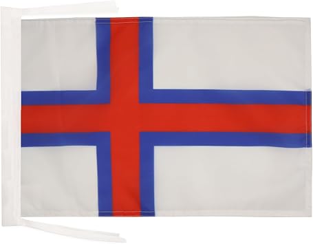 AZ FLAG Faroe Islands Flag 12x18 in Faroese 100D Polyester Cords