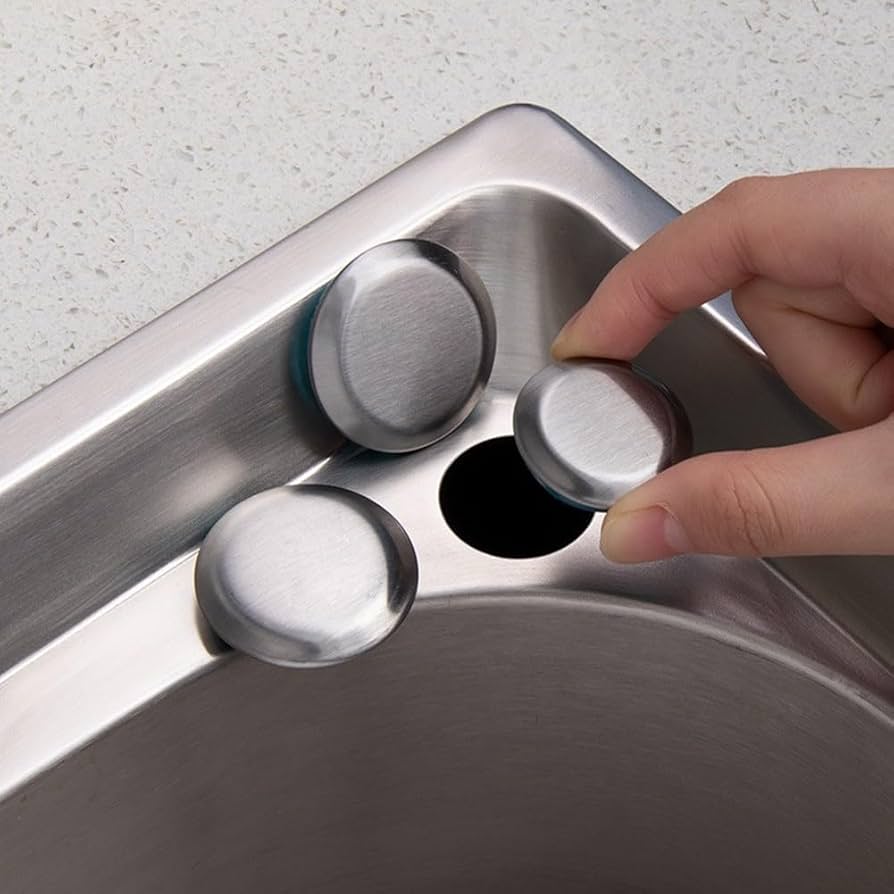 Edelstahl Stopper Für Wasserhahn-Löcher - Abdeckung Für Waschbecken, Praktisch & Dekorativ In Silber