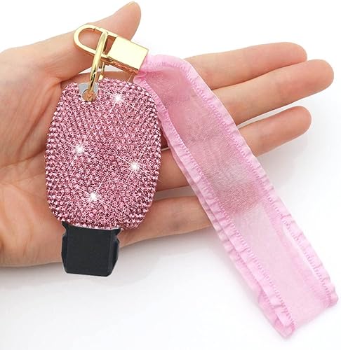 Miniatura 4 de Funda para llavero compatible con Mercedes Benz C E S M CLS CLK GLK GLC G Class Bling Crystal Rhinestone Diamond Key Case