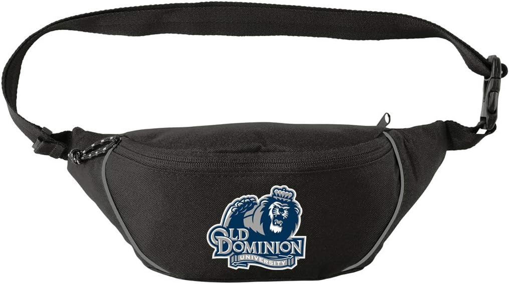 Old Dominion University Waist Bag ODU Hip Pack for Men or Women for Walking Workout Traveling Running Hiking Cycling