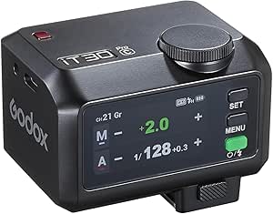 Godox Lux Master Retro TTL HSS, camera flits, touchscreen, draadloze synchronisatie, geïntegreerde batterij, 2.4G draadloos X-systeem, compatibel met