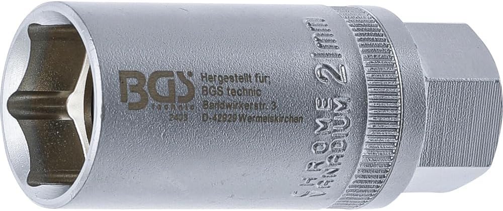 BGS 2402 | Spark Plug Socket, Hexagon | 12.5 mm (1/2") Drive | 18 mm