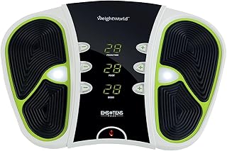 Fußmassagegerät mit EMS & TENS Technologie & 99 Intensitätsstufen - Tragetasche, Fernbedienung & Elektroden Pads - Einfach zu tragen - EMS Gerät & Tens Gerät - Elektrische Fußmassageräte - WeightWorld