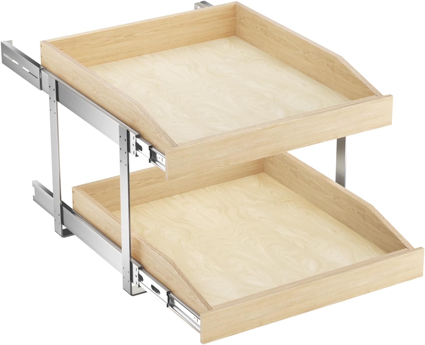 LOVMOR 2 Tier Pull Slide out Organizer 19½"W x 21"D