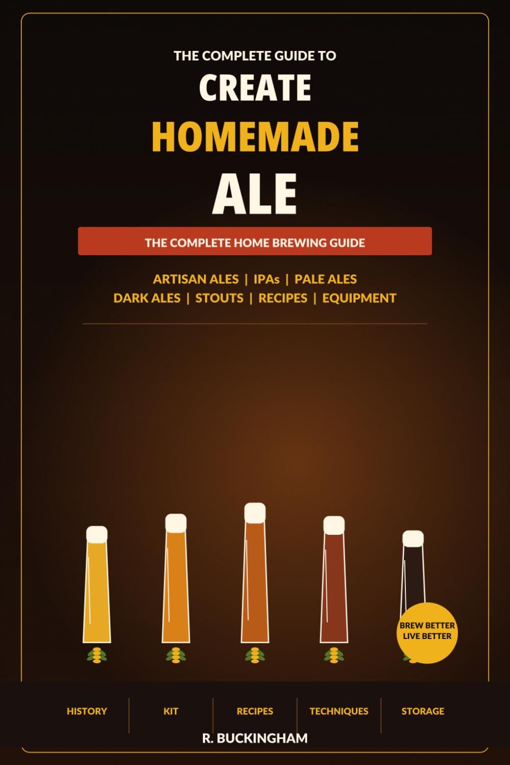 Create Homemade Ale: A Complete Practical Guide to Brewing Artisan Ales, IPAs, Pale Ales, Dark Ales and Stouts at Home