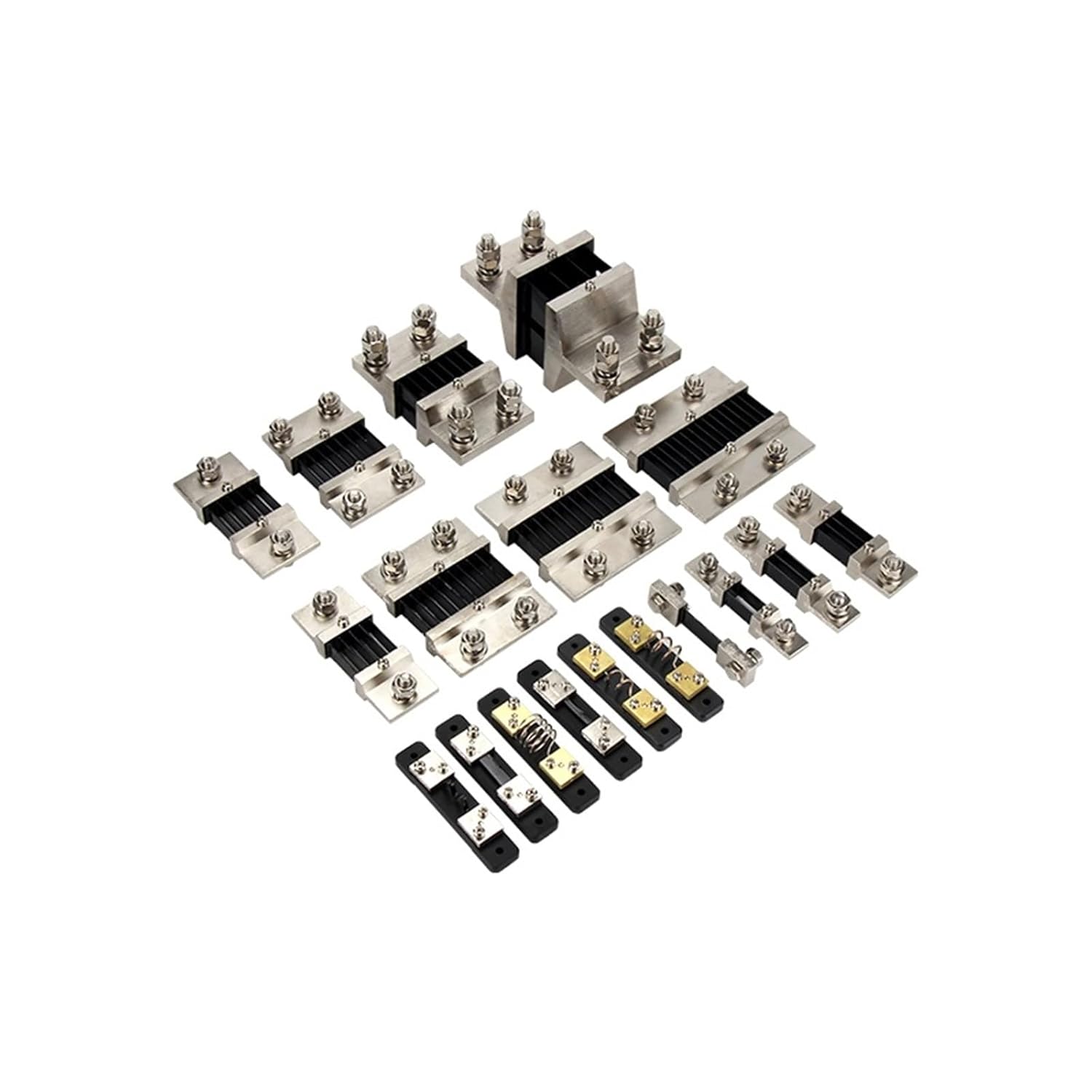 150A 200A 250A 300A 400A 500A 600A 75mV FL-2 Manganin Copper DC Shunt 0.5 Class Measuring Shunt Resistor for Analog Ammeter 1Pcs(200A,60mV)