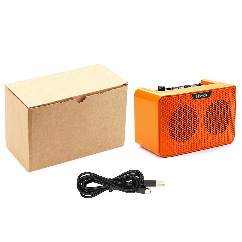 Amplificatore per chitarra elettrica altoparlante amplificatore per chitarra elettrica da 10 watt, altoparlante arancione