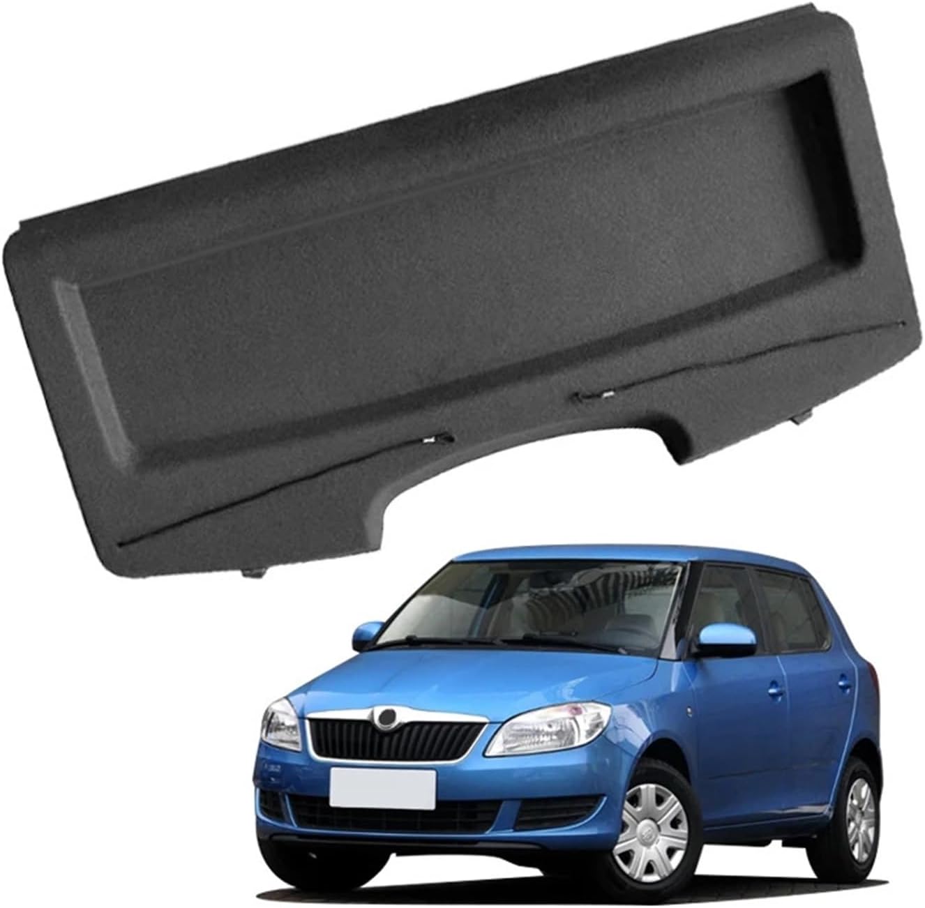 Compatible with Skoda Fabia 2008-2014 Not-Retractable Trunk Cargo Cover Parcel Rack Anti-Peeping Auto Interior Accessories