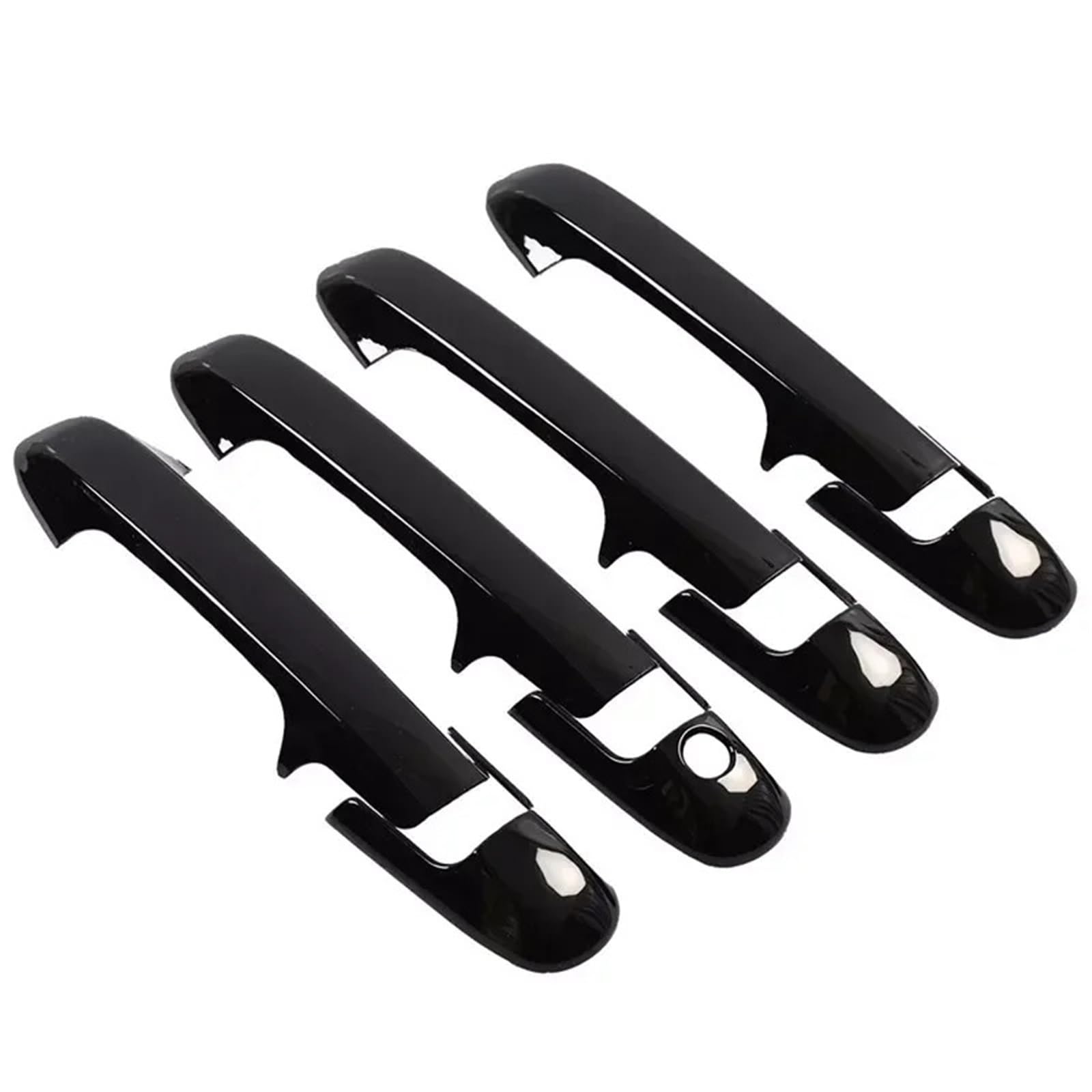 Duduyang Black Car Outside Door Handle For Accord Sedan 2003 2004 2005 2006 2007 Carbon Fiber Car Sticker Door Handle Cover Trim Accessories Protect Decoration