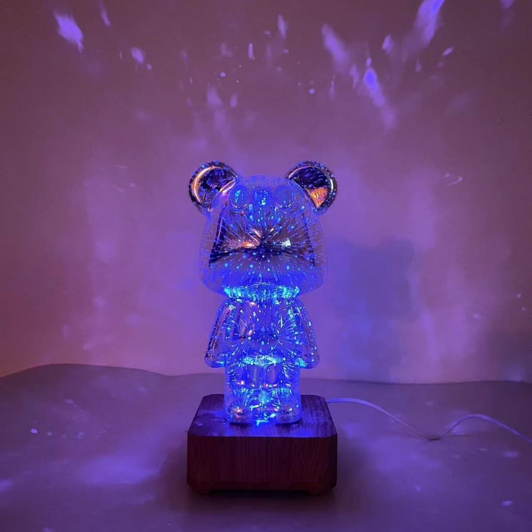 Amazon.co.jp : 3D 花火 クマ ライト プロジェクションカラフル ベア 7