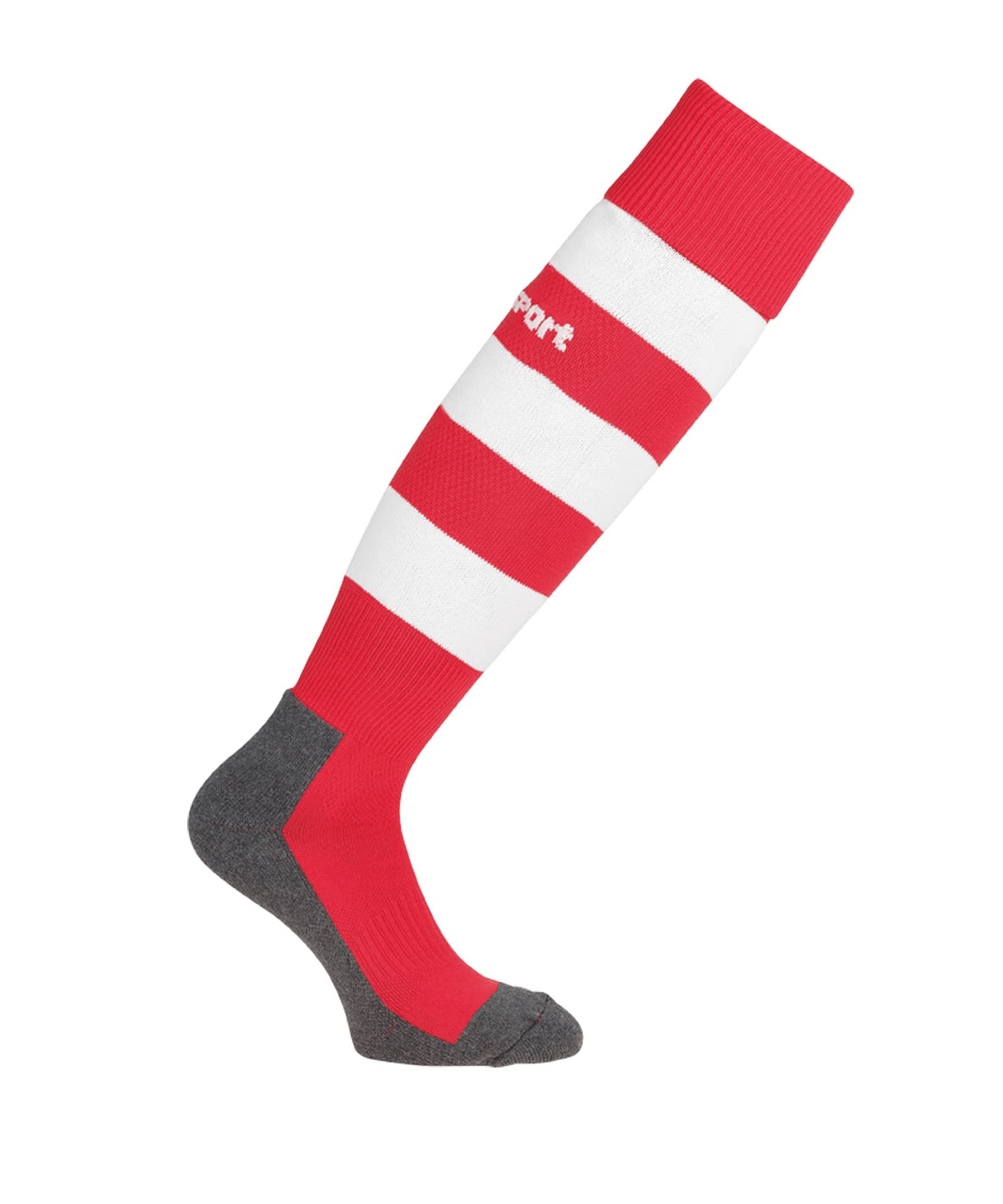 Uhlsport Team Pro Essential Stripe Socken, Calze Da Uomo, Rosso/Bianco, 33-36 - 4