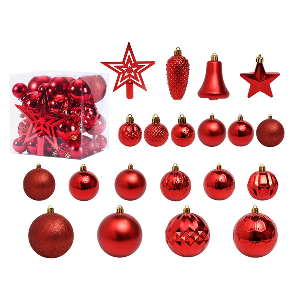 Décorations pour sapin de Noël lot de 45 pour repas de mariage