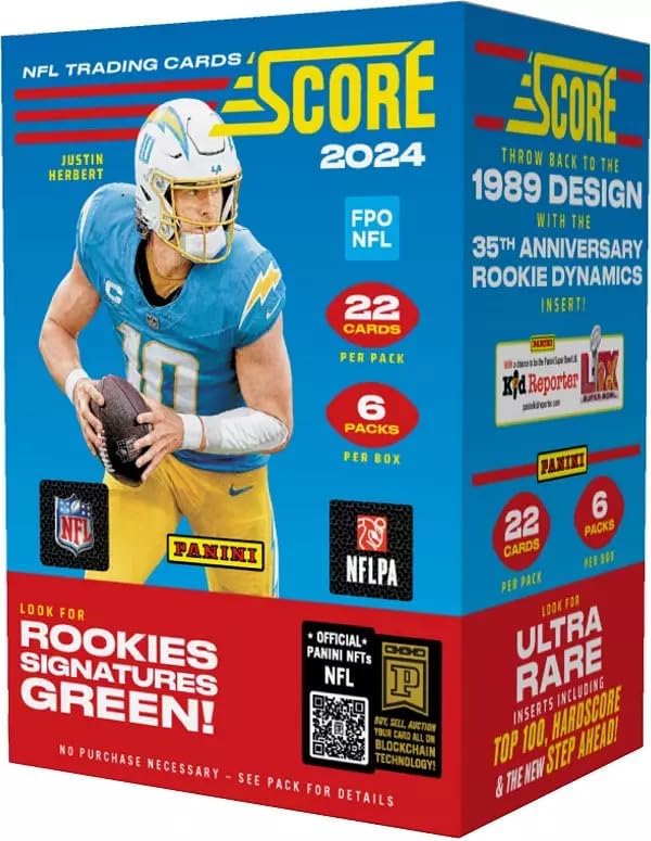 2024 Panini Score Football Sealed Blaster Box (132 Cards/Box)