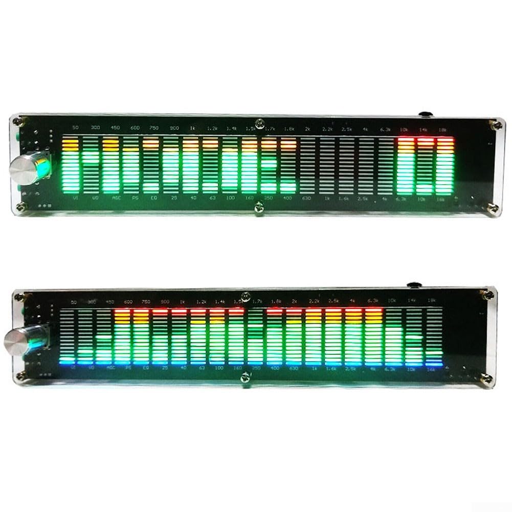 Spectre de musique LED pour égaliseur avec alimentation USB et fonctions d'affichage (avec)