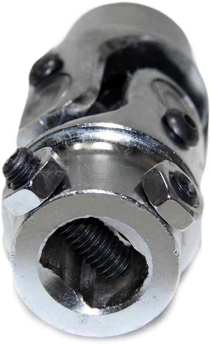 MTC 20245 Steering U Joint 3/4" DD x 3/4" DD Chrome Universal Hot Rat Street Rod
