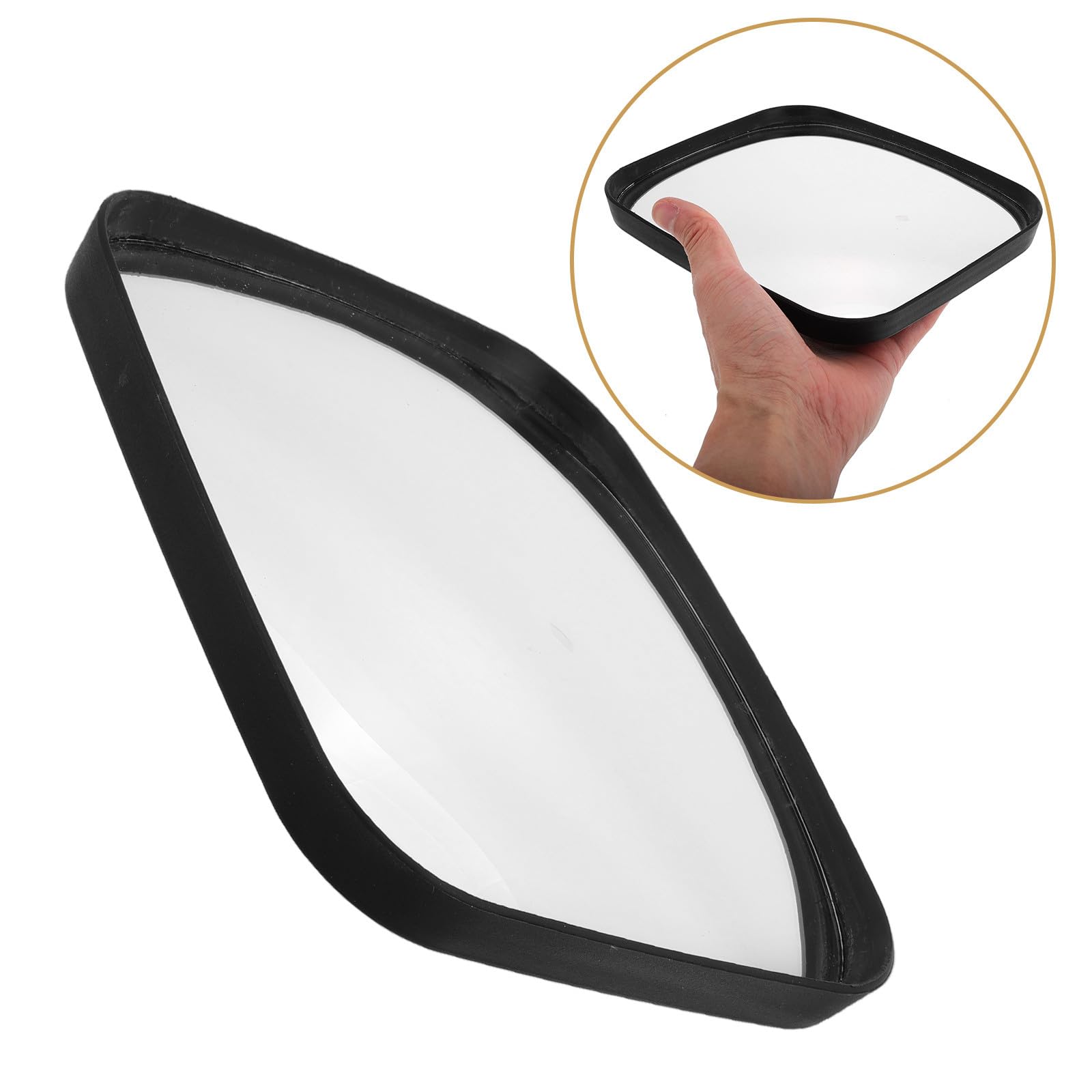 Veemoon Espejo Convexo Cuadrado de Plástico 30x30 Cm para Seguridad, Gran Angular, Anti-robo para Esquinas y Puntos Ciegos en Garajes, Tiendas y Almacenes