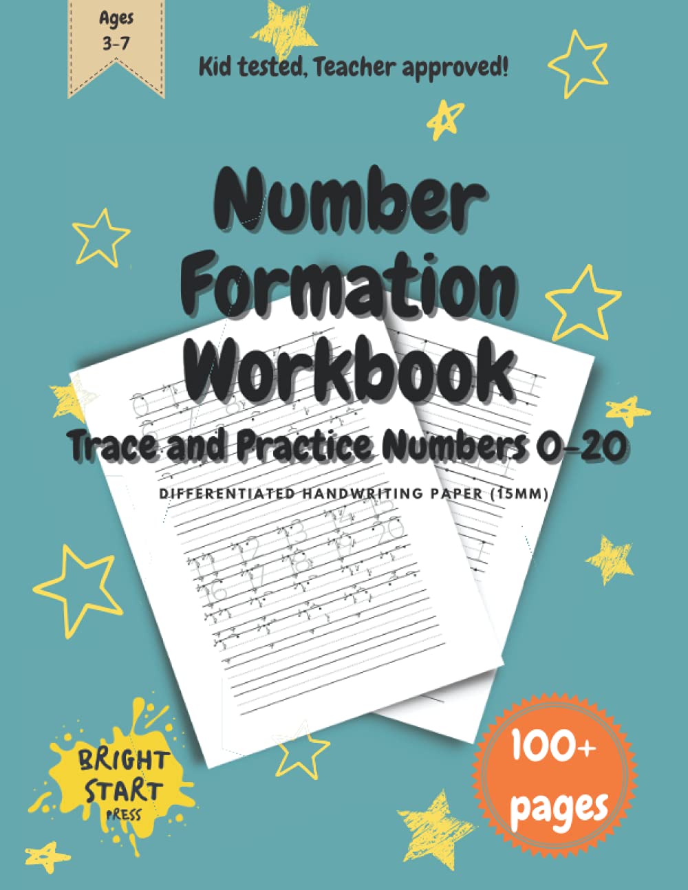 Number Formation Workbook: Trace and Practice Numbers 0-20 (Bright Start Press Early Learners Series)