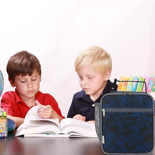 Miniatura 7 de Lonchera para niños, niñas, hombres y mujeres, kit de lonchera térmica pequeña y suave para la escuela, trabajo, picnic, viajes, lonchera portátil