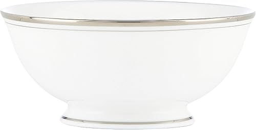 Vista 2 de kate spade New York Library Lane Platnum Cafetera y tapa, 2.95 libras, color blanco