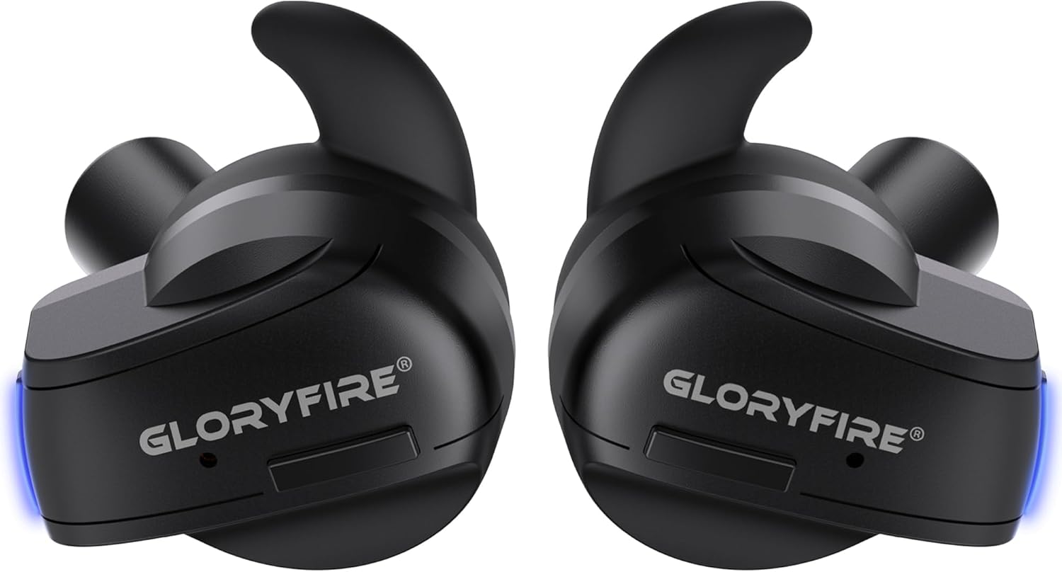 GLORYFIRE Shooting Ear Protection Bluetooth Ear Plugs for Shooting Range Hearing Protection 26dB Noise Reduction