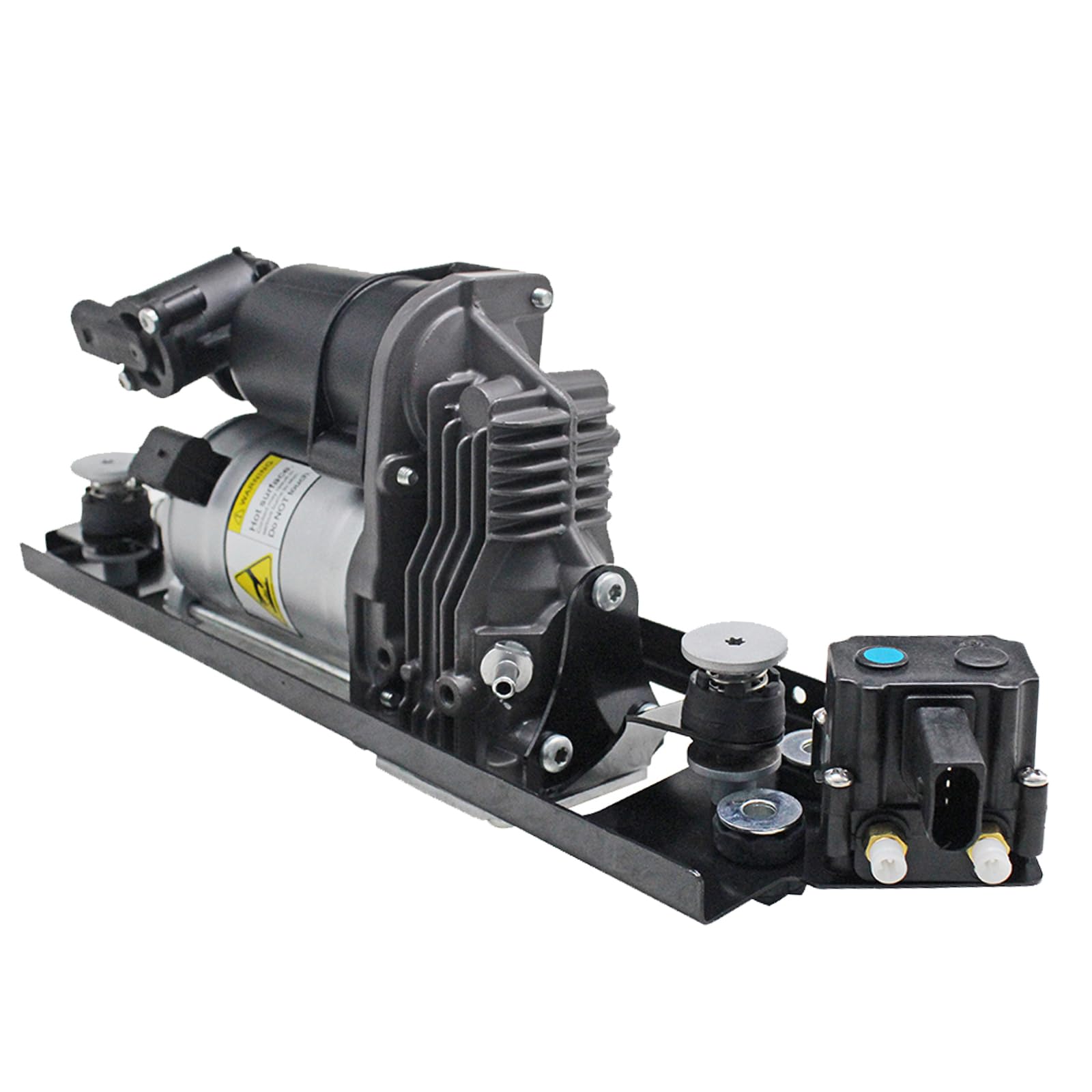 E61 Luftfederung Kompressor+Halterung+Ventilblock Kompatibel mit BMW 5er E61 Touring 520d 525d 530d 530xi 523i 520i 530i 545i 550i M5 37206792855 37206859714 37106785505 37106793778