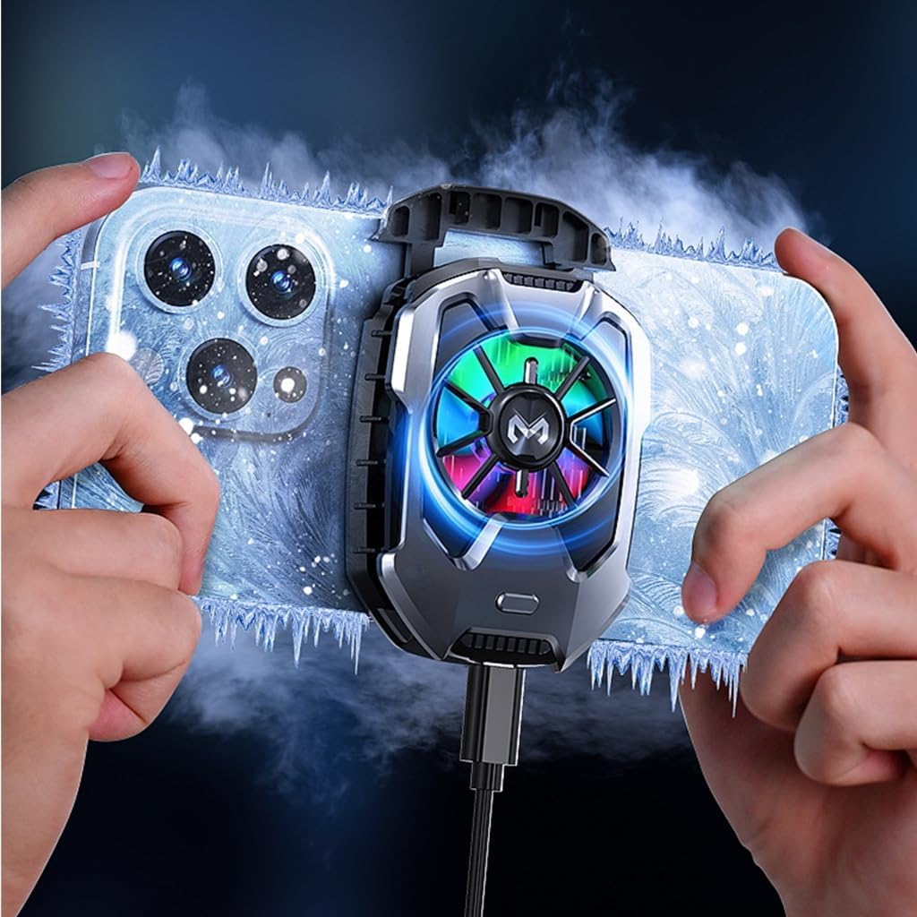 Phone Coolers Mobile Gaming Radiator with Even Heat Distribution Live Streaming image 2