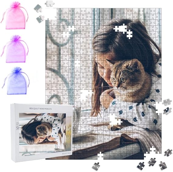 MXZLBY Custom Puzzles from Photos 200/300/500/1000 Pieces Personalized Jigsaw Puzzle for