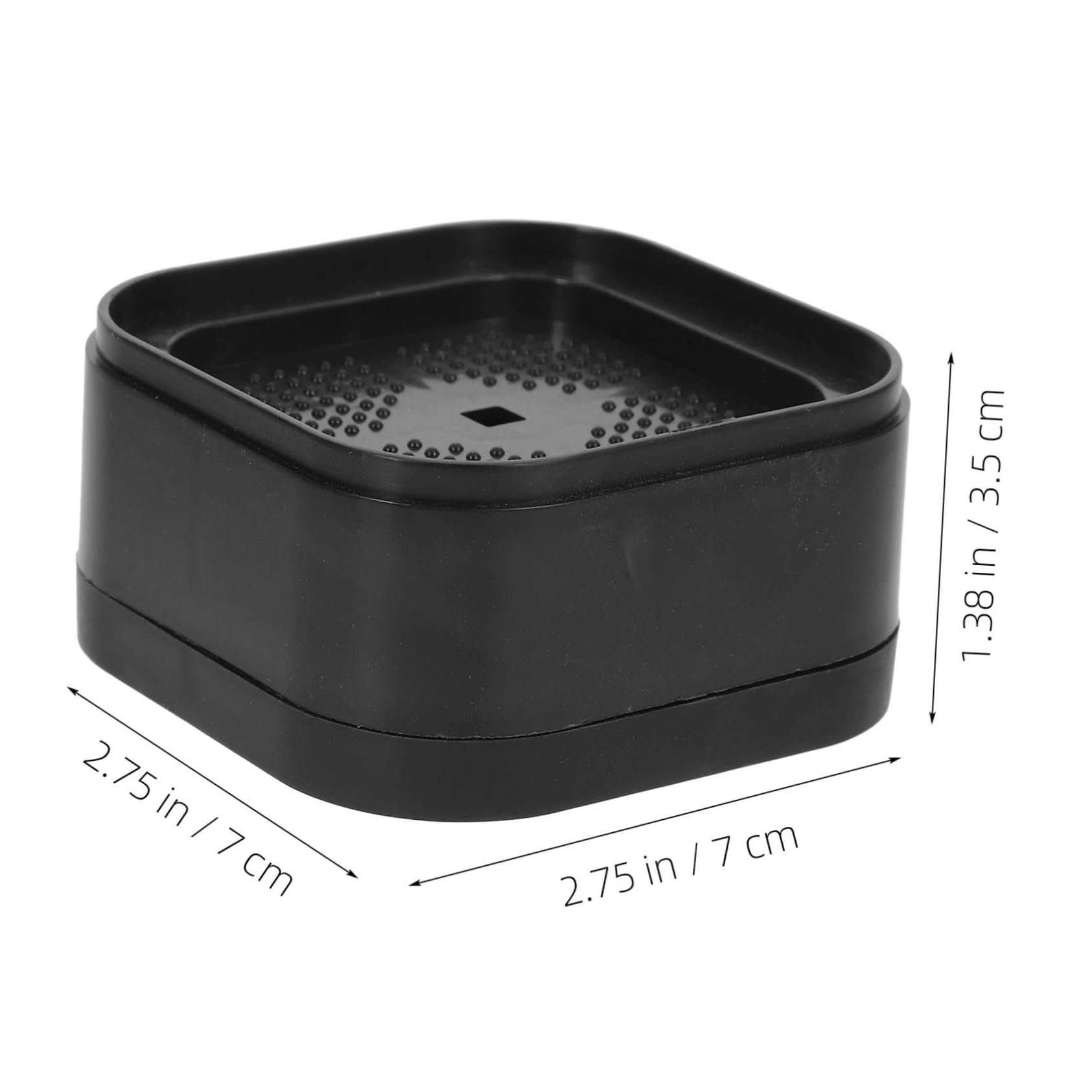 ERINGOGO 4pcs Black Washing Machine Pads Anti-Vibration Nonskid Pads for Washer Dryer Mat for Furniture Sturdy