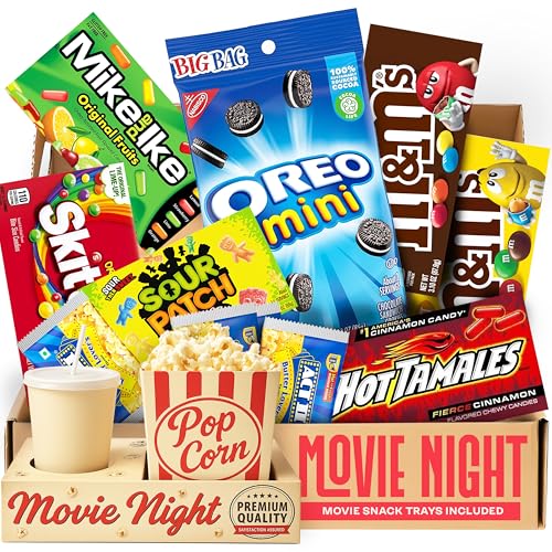 Movie Night Supplies: Candy Variety Pack – Movie Gift Basket
