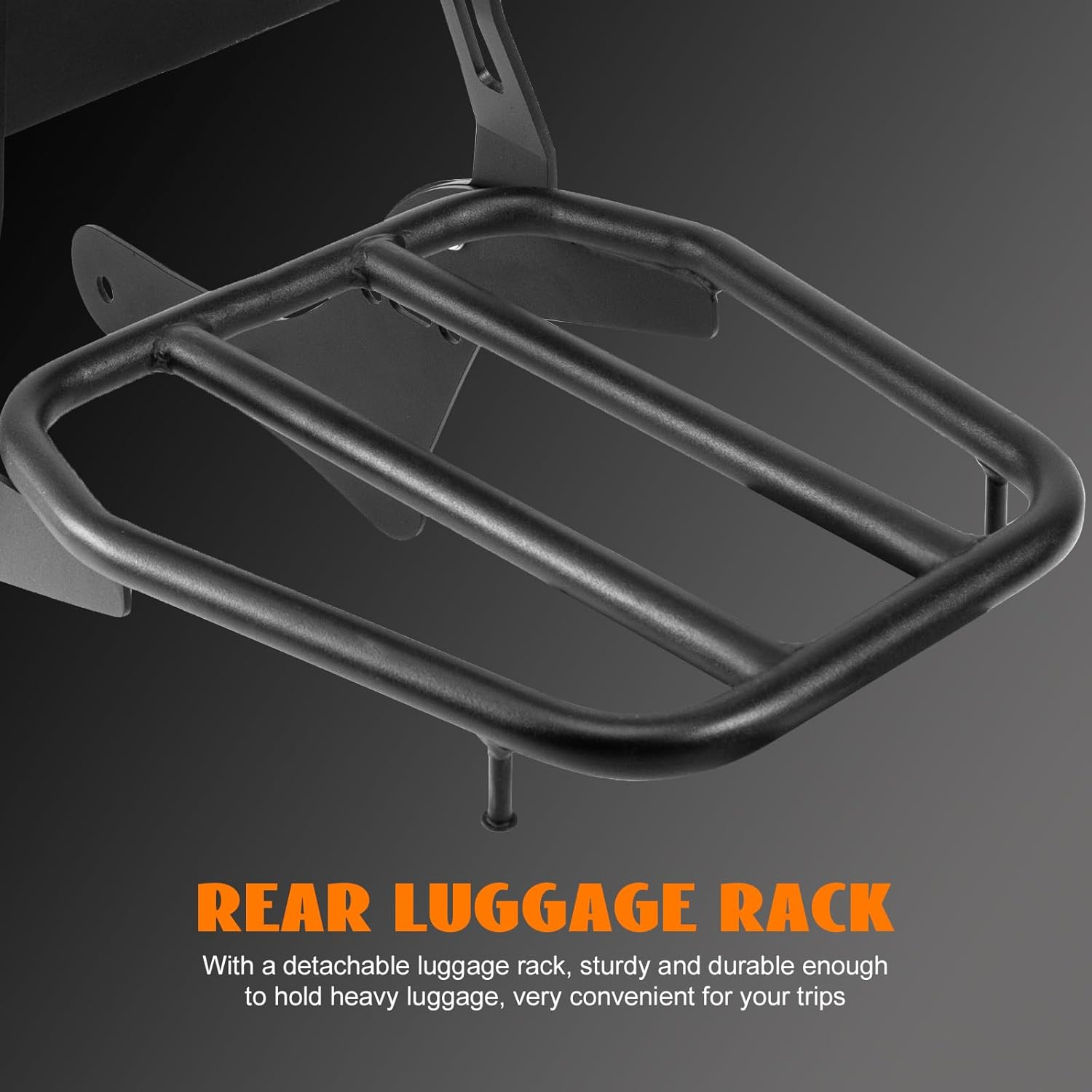 Motorcycle Sissy Bar Detachable Rear Passenger Backrest with Luggage Rack Backrest Pad for Honda Rebel 1100 1100T CMX1100 DCT 2021-2025 Replace OEM P/N:08R71-MLA-A00MLA-A00