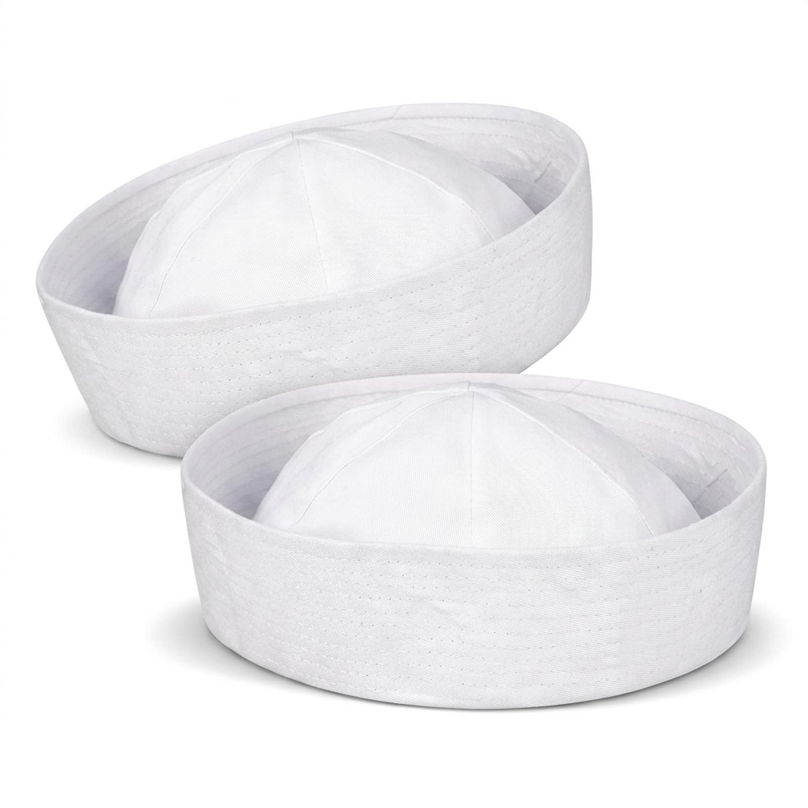 ZISHAN 2pcs Sailor Hat, White Sailor Hat for Fancy Dress Events, Sailor Hats for Costume Parties and Themed Occasions, Sailor Outfit Accessory