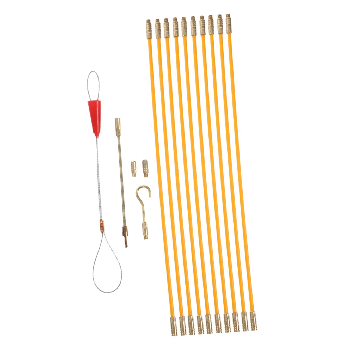 Varillas para tirar cables en falsos techos y paredes con kit de fibra de vidrio Alipis
