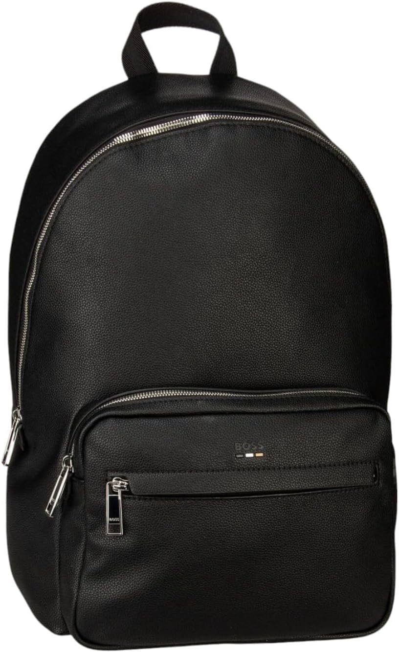 BOSS, Ray Soft leather Backpack, black magnolia, PCE.