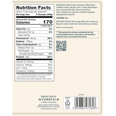 Myprotein Origin Protein Powder Chocolate Glazed Donut, 15 Servings | 30g High-Protein Whey & Casein Blend with 5g Creatine | Muscle Growth & Recovery Supplement | Sports Nutrition