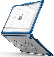 Vista 11 de IBENZER Hexpact AT13-BK - Funda compatible con MacBook Air de 13 pulgadas 2022 2021 2020 M1 A2337 A2179 A1932, funda protectora resistente