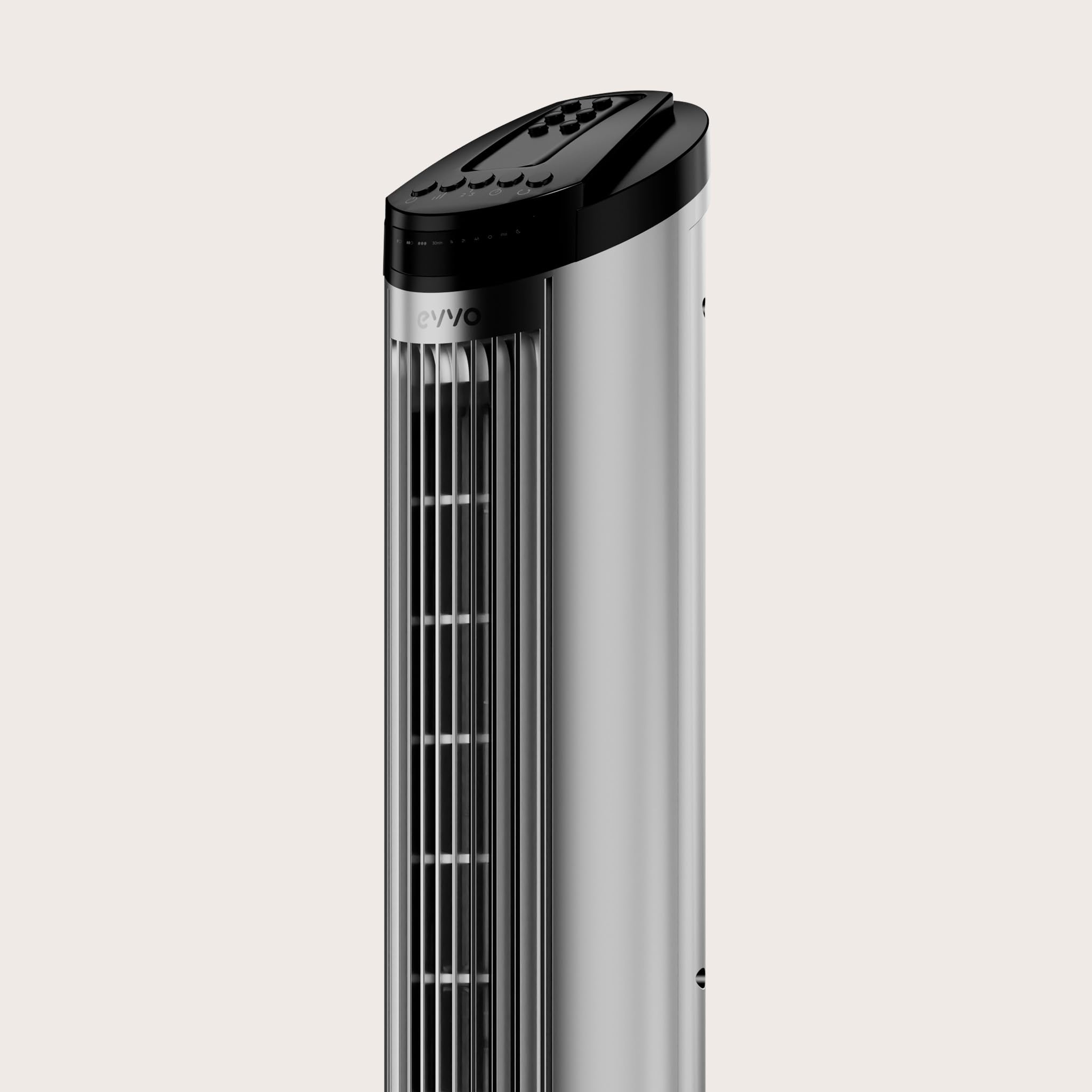 EVVO V60 Ventilador de Torre con Ionizador y Función Turbo - Ventilador Vertical Silencioso con Mando a Distancia, Pantalla LED y Temporizador, Ventilador Columna Potente para Salón y Dormitorio - 5