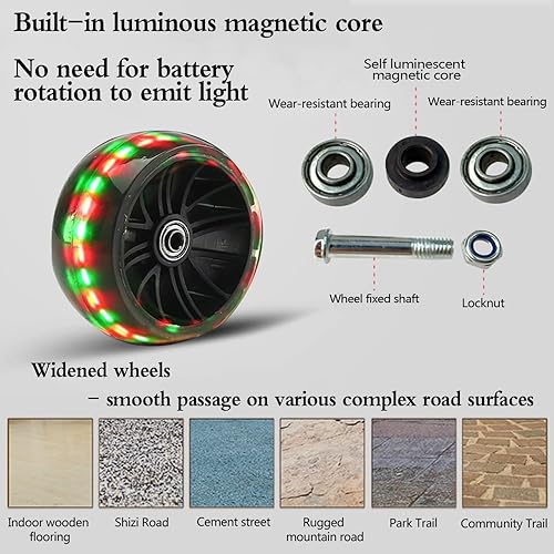 Miniatura 3 de Ruedas de entrenamiento de bicicleta para niños, se adapta a bicicletas de 12 a 20 pulgadas, ruedas de entrenamiento resistentes y ajustables para