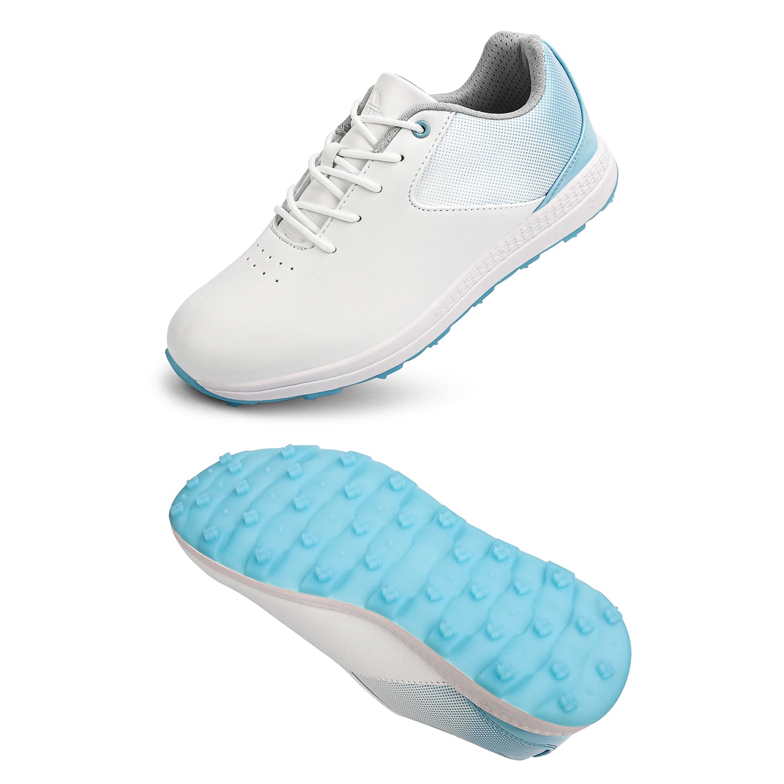 Mujer Zapatos De Golf, Zapatillas De Golf Ligeras E Impermeables Sin Clavos para Niñas, Zapatos De Golf Antideslizantes para Entrenamiento De Tallas 36-43