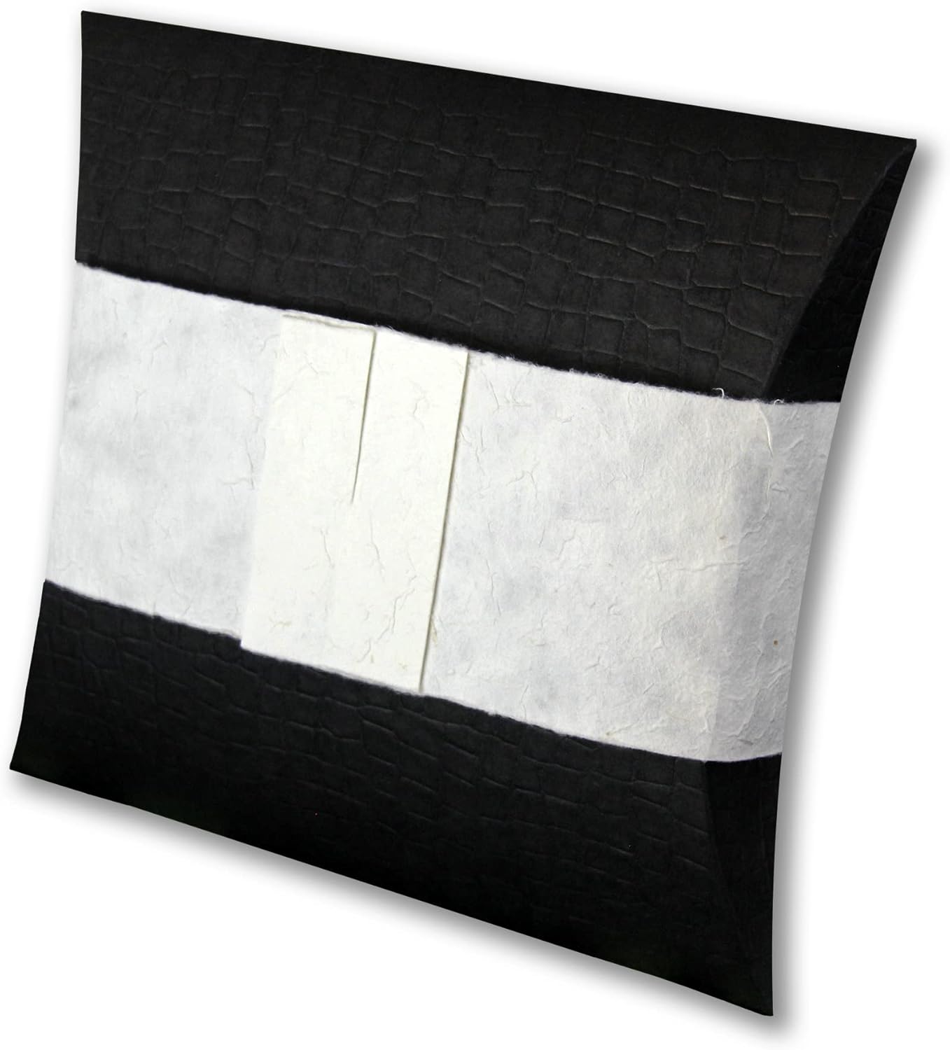 Journey Earthurn, Embossed Black, Large 220 cu. Inch - Handcrafted from Sustainable, Biodegradable Paper for Water/Earth Burial.