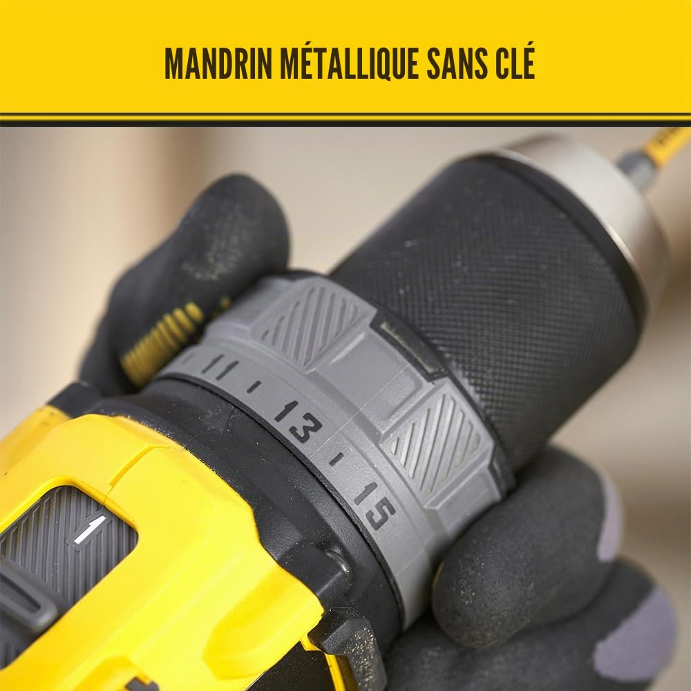 STANLEY Perceuse-visseuse sans fil FATMAX 18V V20, (outil seulement), SFMCD725B-XJ