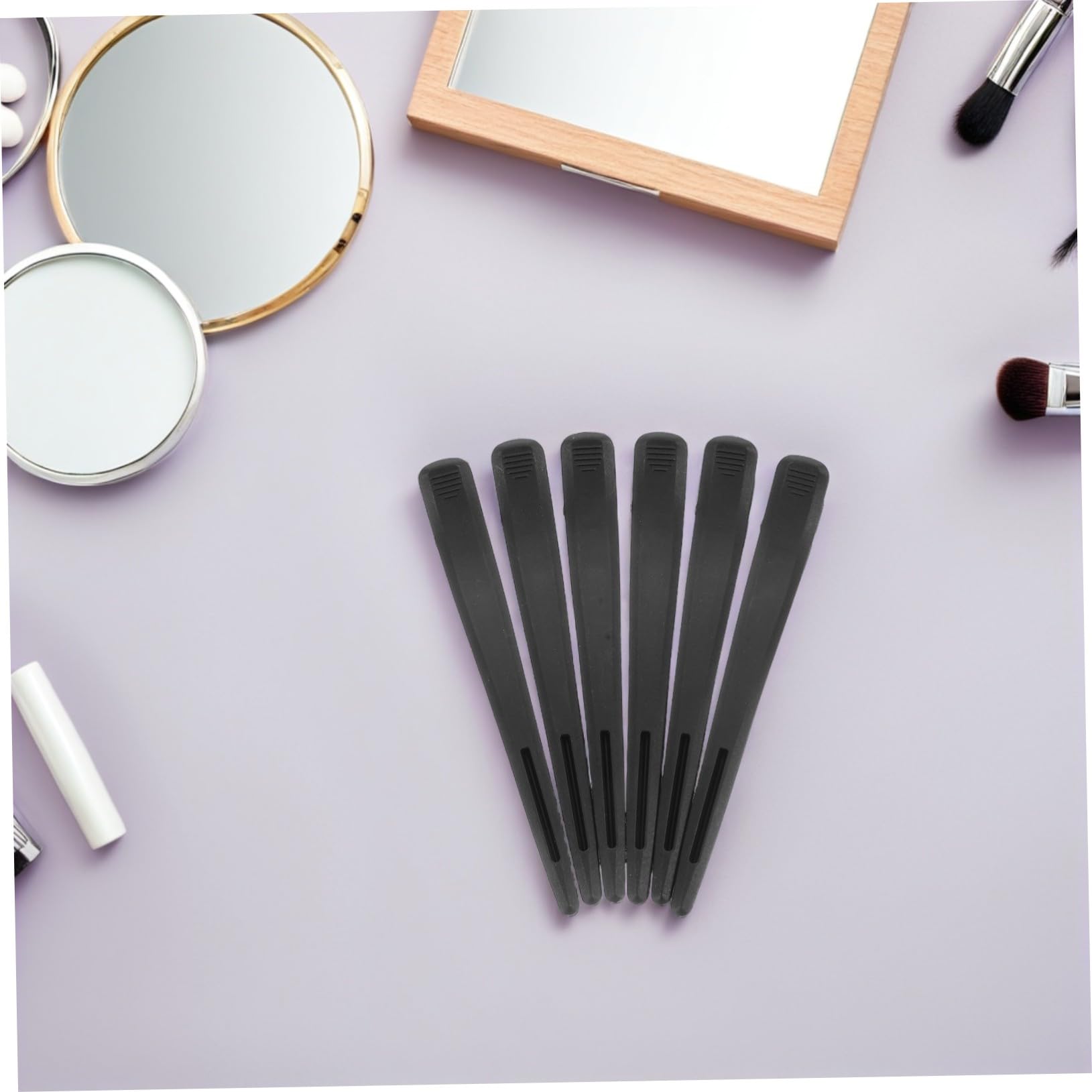 Healeved 20pezzi Fermagli per Capelli Forma di Becco d Anatra senza Pieghe per Parrucchiere Trucco Piega Ricci Accessori Multiuso per