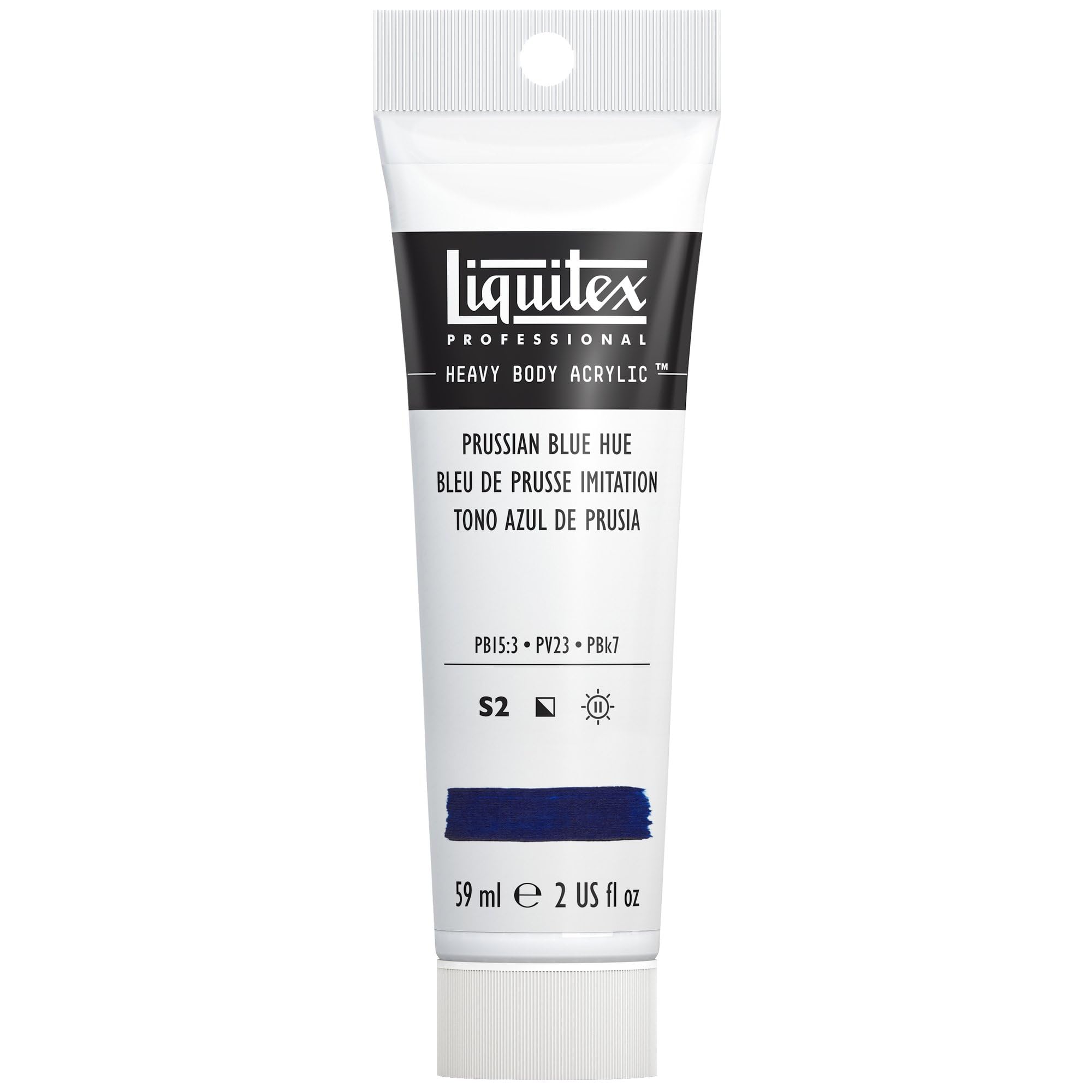 Liquitex Heavy Body Acrylic Paint 59ml Tube Prussian Blue Hue Series 2