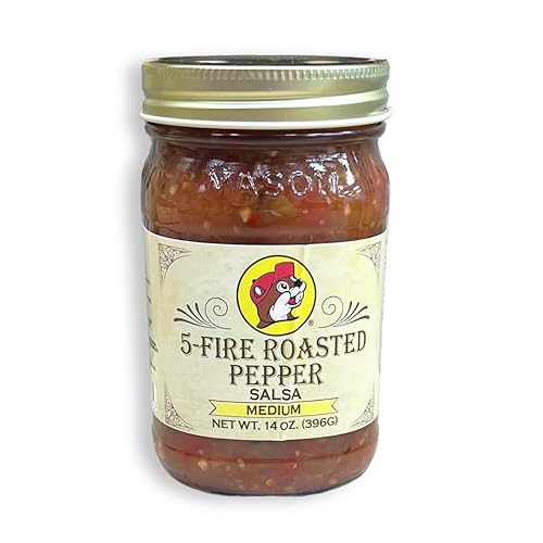 Buc-ee's Signature Texas Salsa - Delicia picante del sabor del suroeste (pimienta asada a 5 fuegos)