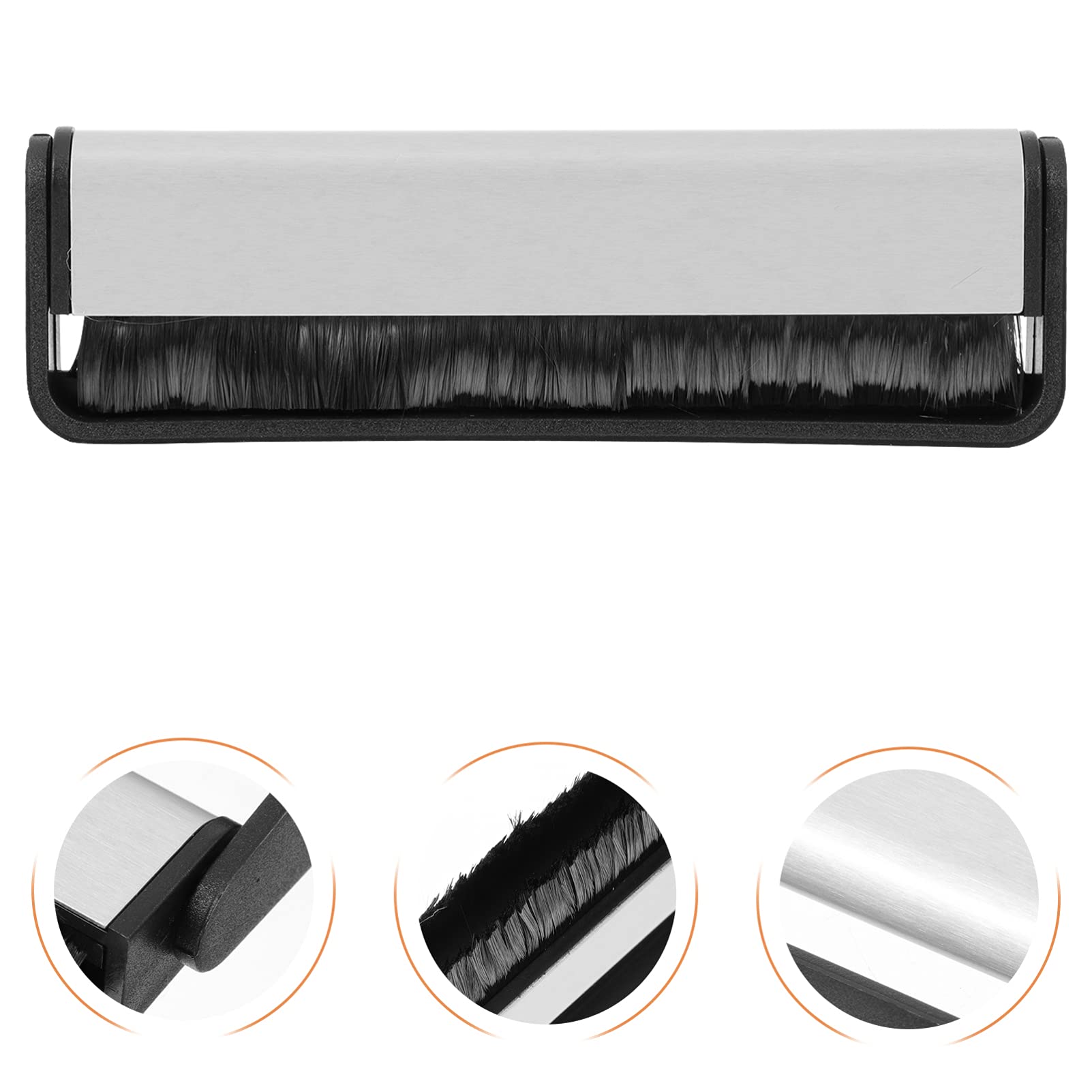 jojofuny 4pièces Brosse De Nettoyage Antistatique Manche pour Disques Vinyles Et CD Élimine La Poussière Et Prolonge La Durée De Vie De Votre Collection Musicale